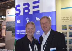 Mara Lam and Ralf Stevens of Lock. SBE stands for their "Smart Brick Environment.